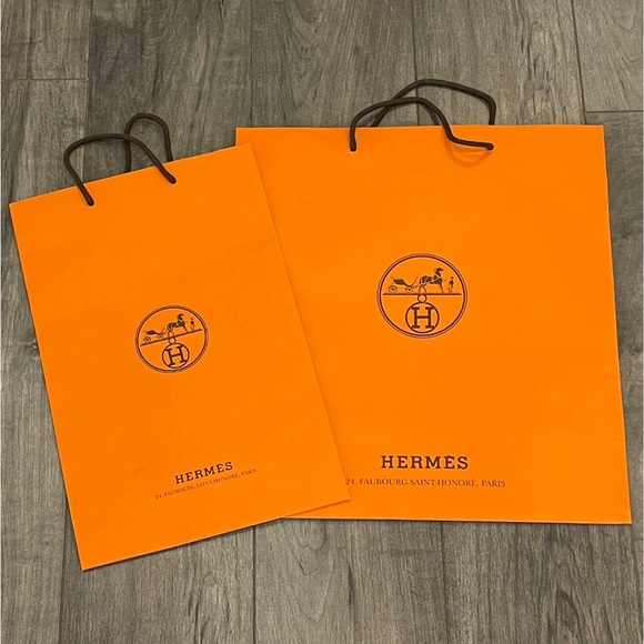💯Authentic Original Hermes Paper Bag - Medium & Large - Picture 1 of 2